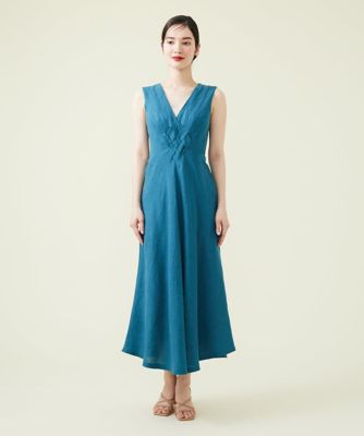 【ＳＹＢＩＬＬＡ　ＤＲＥＳＳ】イントレチャートリネンドレス