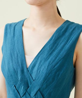 【ＳＹＢＩＬＬＡ　ＤＲＥＳＳ】イントレチャートリネンドレス