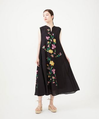 PLAYA】フラワークロスステッチドレス | Sybilla (Women)/シビラ