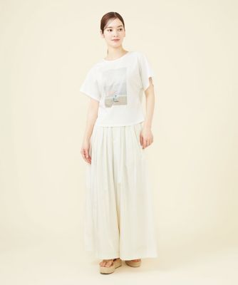 【ＰＬＡＹＡ】ビーチサイドプリントＴシャツ