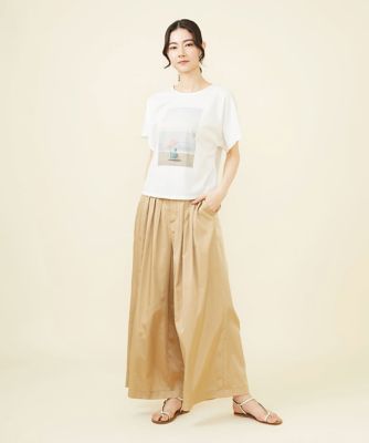 【ＰＬＡＹＡ】ビーチサイドプリントＴシャツ