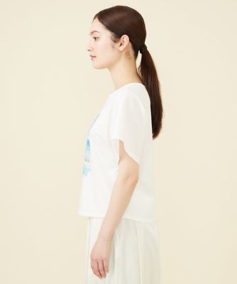【ＰＬＡＹＡ】ビーチサイドプリントＴシャツ
