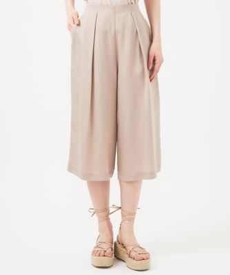 【SALE】Sybilla (Women)/シビラ キュプラサテンショートパンツ ベージュ82 【三越伊勢丹/公式】