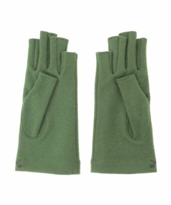 日本製】フィンガーレスフラワー刺繍グローブ | Sybilla (Women