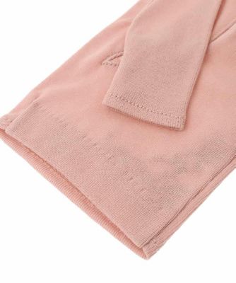 【日本製／接触冷感】ローズ刺繍フィンガーレスショートグローブ