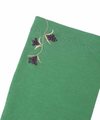 【日本製／接触冷感】フラワー刺繍ＵＶカットアームカバー
