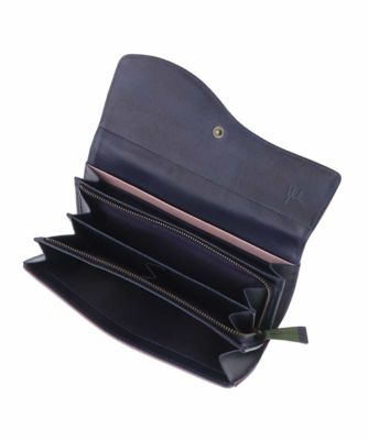 マルチカラーレザー長財布