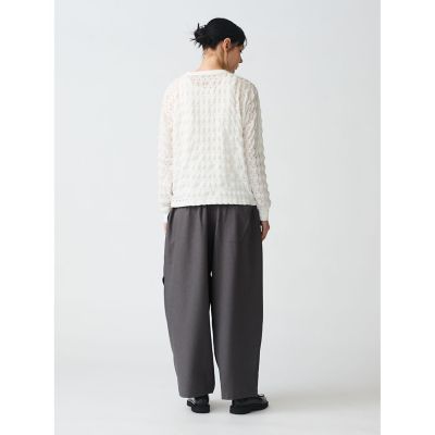 ｍｉｚｕｉｒｏ　ｉｎｄ　シアーパターンロングＴシャツ
