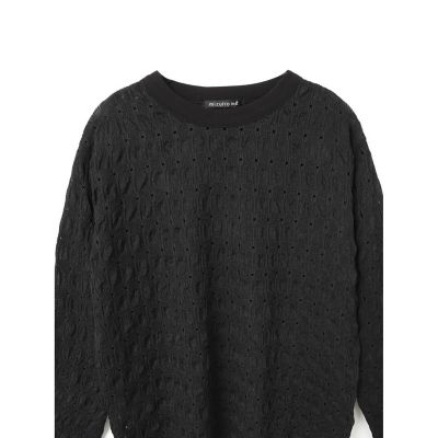 ｍｉｚｕｉｒｏ　ｉｎｄ　シアーパターンロングＴシャツ