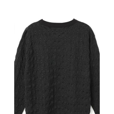ｍｉｚｕｉｒｏ　ｉｎｄ　シアーパターンロングＴシャツ
