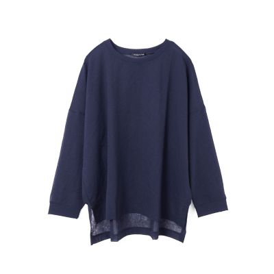 ｍｉｚｕｉｒｏ　ｉｎｄ　ワッシャーボイルクルーネックワイドプルオーバー
