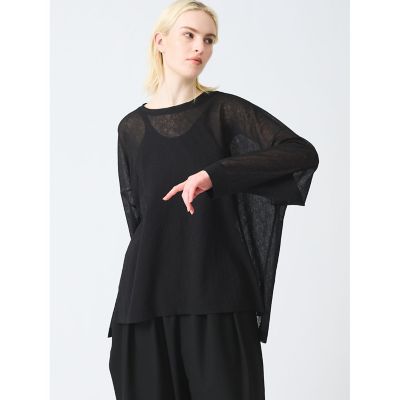 ｍｉｚｕｉｒｏ　ｉｎｄ　ワッシャーボイルクルーネックワイドプルオーバー