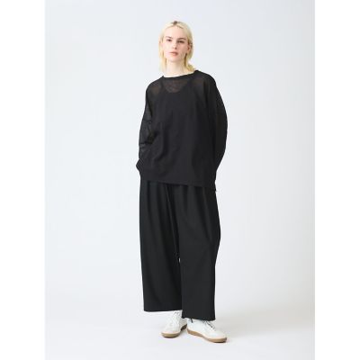 ｍｉｚｕｉｒｏ　ｉｎｄ　ワッシャーボイルクルーネックワイドプルオーバー