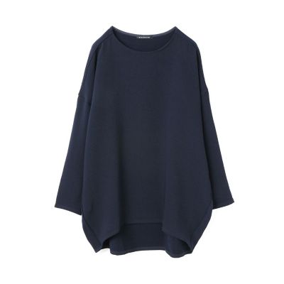 mizuiro ind ジョーゼットボートネックコクーンプル