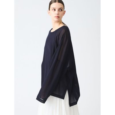 ｍｉｚｕｉｒｏ　ｉｎｄ　メッシュロングスリーブワイドＴ