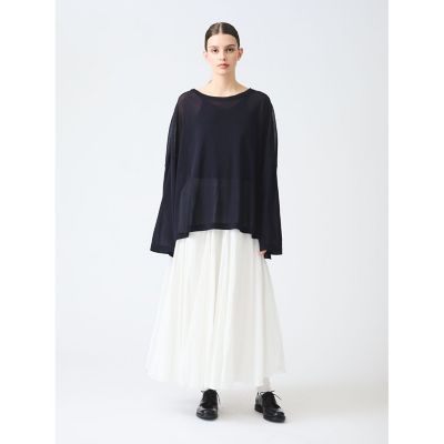 ｍｉｚｕｉｒｏ　ｉｎｄ　メッシュロングスリーブワイドＴ