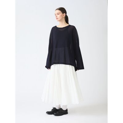 ｍｉｚｕｉｒｏ　ｉｎｄ　メッシュロングスリーブワイドＴ