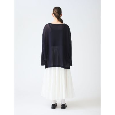 ｍｉｚｕｉｒｏ　ｉｎｄ　メッシュロングスリーブワイドＴ