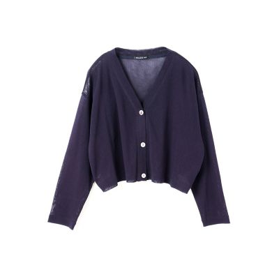 ｍｉｚｕｉｒｏ　ｉｎｄ　メッシュＶネックショートカーディガン
