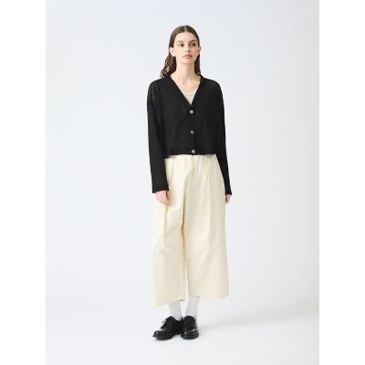 ｍｉｚｕｉｒｏ　ｉｎｄ　メッシュＶネックショートカーディガン