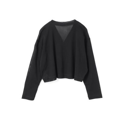 ｍｉｚｕｉｒｏ　ｉｎｄ　メッシュＶネックショートカーディガン