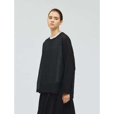 mizuiro ind ワッシャーボイルワイドプルオーバー | mizuiro