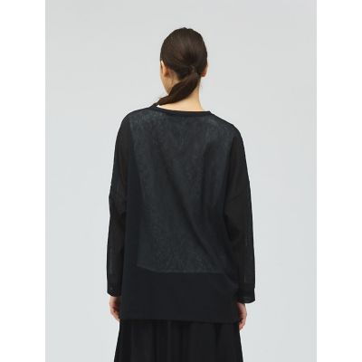 mizuiro ind ワッシャーボイルワイドプルオーバー | mizuiro