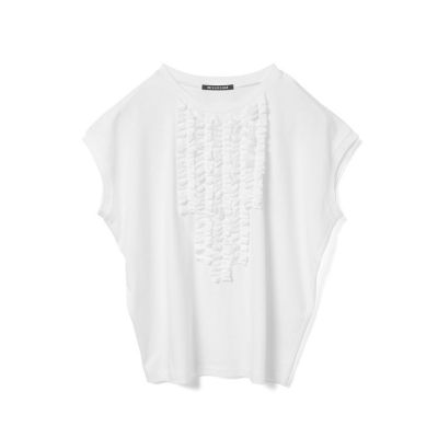 mizuiro ind フレンチスリーブフリルプルオーバー | mizuiro