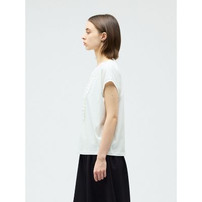 mizuiro ind フレンチスリーブフリルプルオーバー | mizuiro