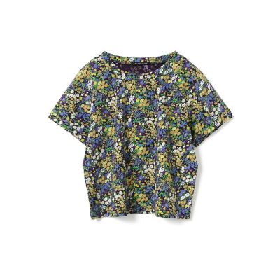 mizuiro ind フラワープリントTシャツ | mizuiro ind