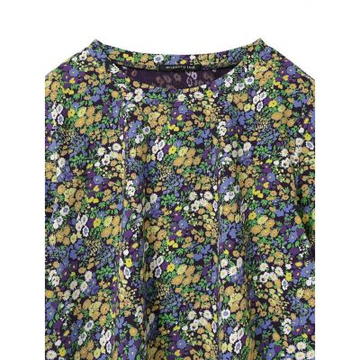 mizuiro ind フラワープリントTシャツ | mizuiro ind