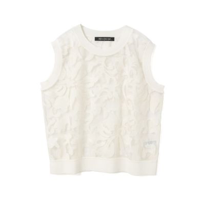 ｍｉｚｕｉｒｏ　ｉｎｄ　クロシェットネット刺繍ベスト