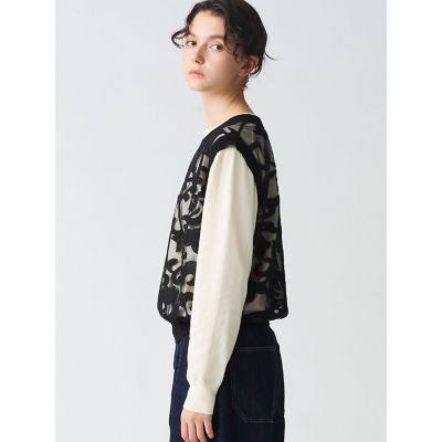 ｍｉｚｕｉｒｏ　ｉｎｄ　クロシェットネット刺繍ベスト