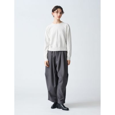 mizuiro ind 定価17930円フーデッド ロングスリーブ プルオーバー MARcourt｜mizuiro ind フリルカラーロングスリーブプルオーバー