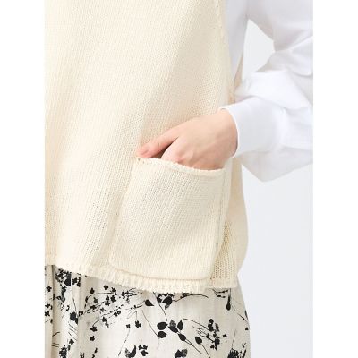 ｍｉｚｕｉｒｏ　ｉｎｄ　テープヤーンショートベスト