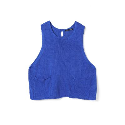 ｍｉｚｕｉｒｏ　ｉｎｄ　テープヤーンショートベスト