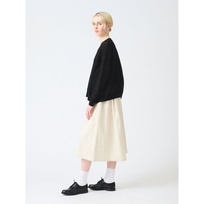 mizuiro ind / ミズイロインド mizuiro ind シアーパターンVネックカーディガン mizuiro ind(ミズイロインド)のシアーパターンVネック