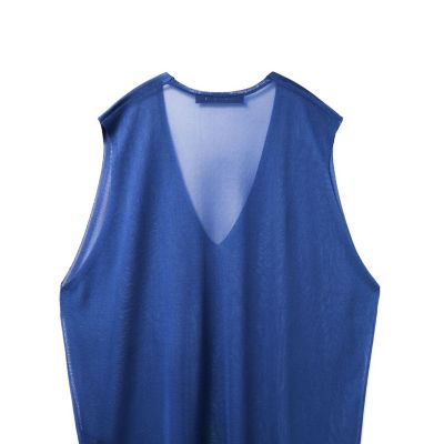 mizuiro ind シアー深Vネックベスト | mizuiro ind (Women