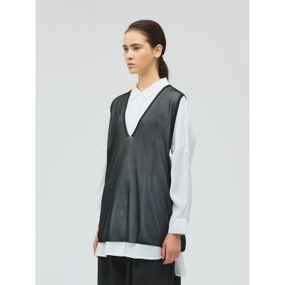 mizuiro ind シアー深Vネックベスト | mizuiro ind (Women
