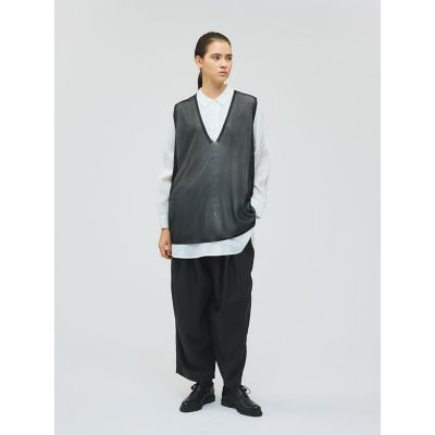 mizuiro ind シアー深Vネックベスト | mizuiro ind (Women