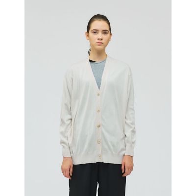 ＜mizuiro ind (Women)＞ｍｉｚｕｉｒｏ　ｉｎｄ　Ｖネックワイドカーディガン