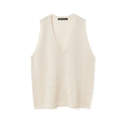 mizuiro ind ワイドVネックベスト | mizuiro ind (Women