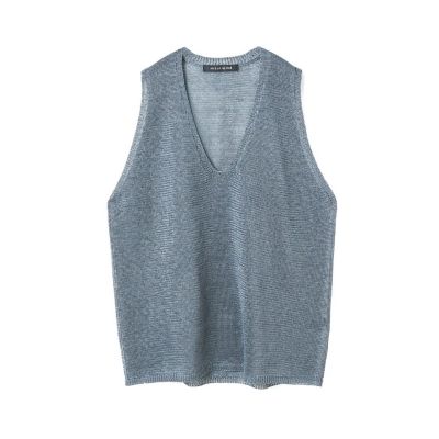 mizuiro ind ワイドVネックベスト | mizuiro ind (Women