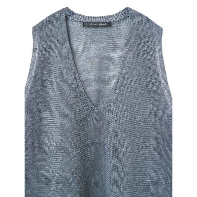 mizuiro ind ワイドVネックベスト | mizuiro ind (Women