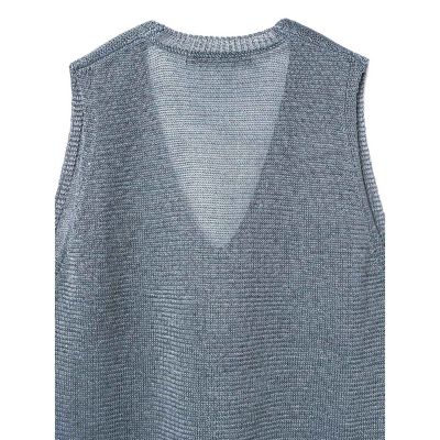mizuiro ind ワイドVネックベスト | mizuiro ind (Women