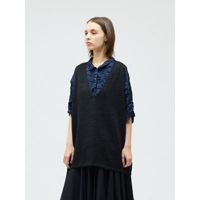 mizuiro ind ワイドVネックベスト | mizuiro ind (Women