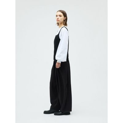 美品　mizuiro ind ミズイロインド　ニット　キャミ　トップス　毛　人気 mizuiro ind（ミズイロインド） スラブヤーン クルーネック プル