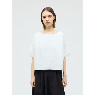 ＜mizuiro ind (Women)＞ｍｉｚｕｉｒｏ　ｉｎｄ　ショートワイドプルオーバー