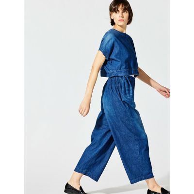 ｍｉｚｕｉｒｏ　ｉｎｄ　クルーネックショートプルオーバー