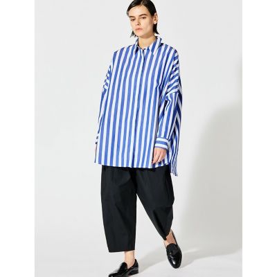 mizuiro ind ストライプワイドシャツ | mizuiro ind (Women 